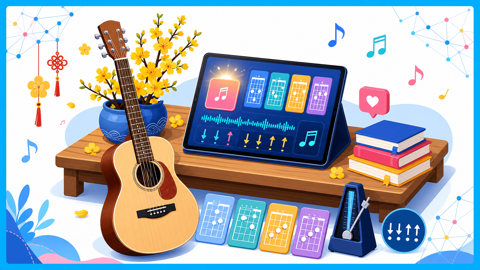 Hướng dẫn hợp âm lời bài hát Tết Là Tết cho Guitar