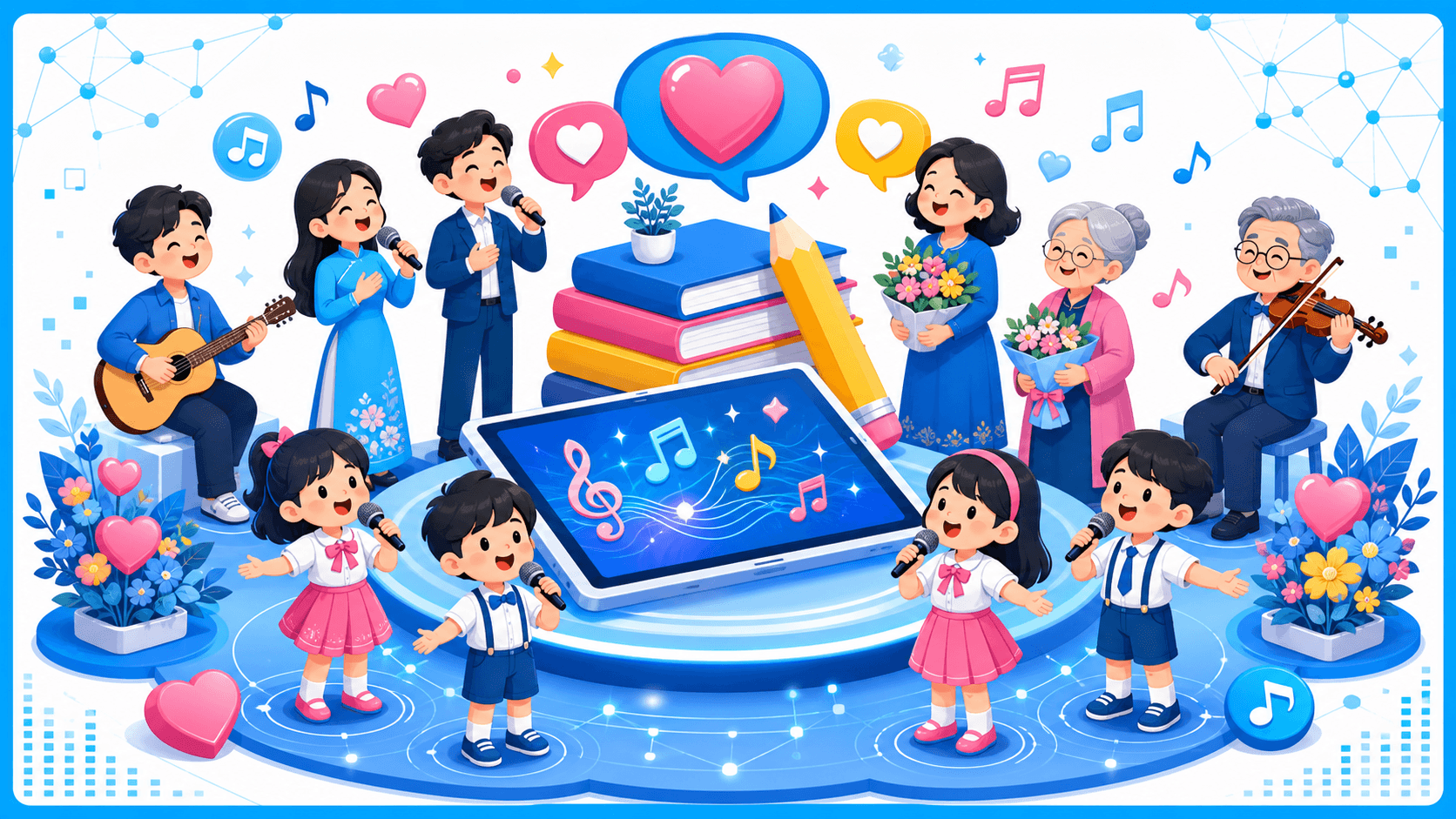Các nghệ sĩ thể hiện thành công bài hát Thương lắm thầy cô ơi